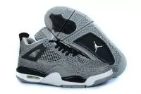 nouveau air jordan 4 homme retro chrome vert classique hot sale gris noir